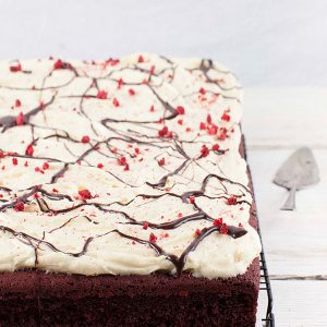 Red Velvet Slab Cake